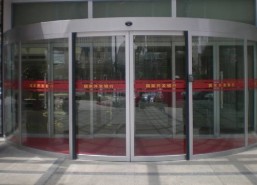 青海自动弧形门设计